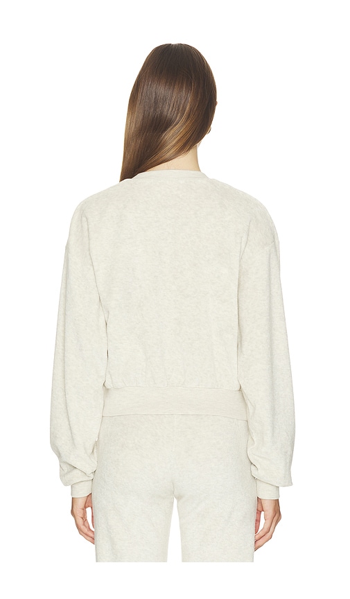 Eterne Cropped V-Neck Sweatshirt | Thumbnail 3
