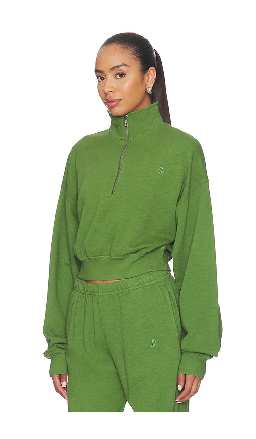 Eterne Cropped Half-zip Sweatshirt | Thumbnail 2