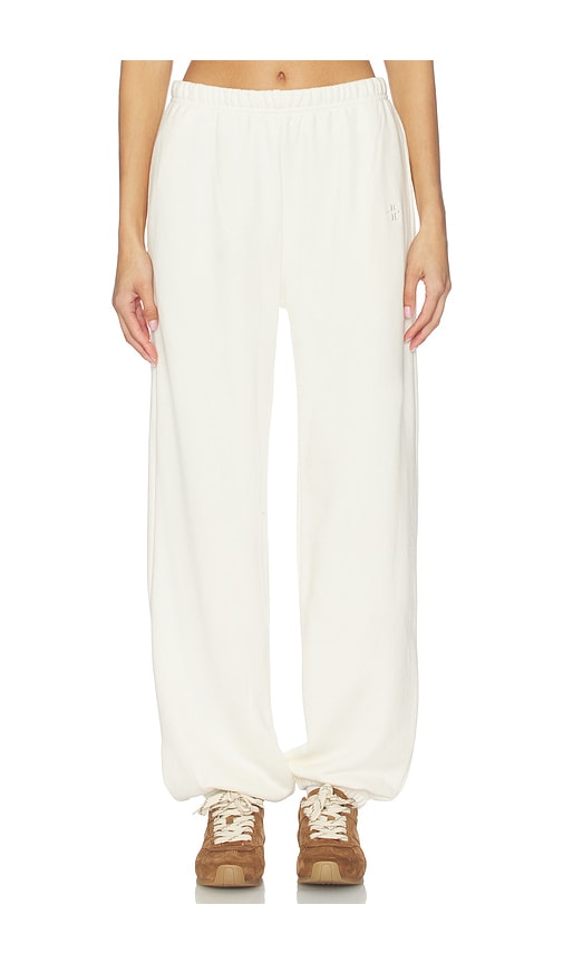 Éterne Boyfriend Pocket Sweatpant In White