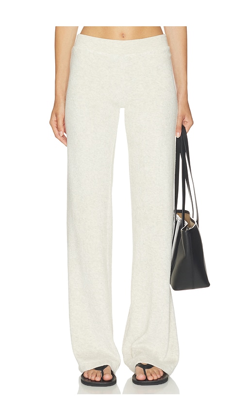 Eterne Low Rise Lounge Pant en Light Grey. Taille L. Also en M, S, XL, XS.