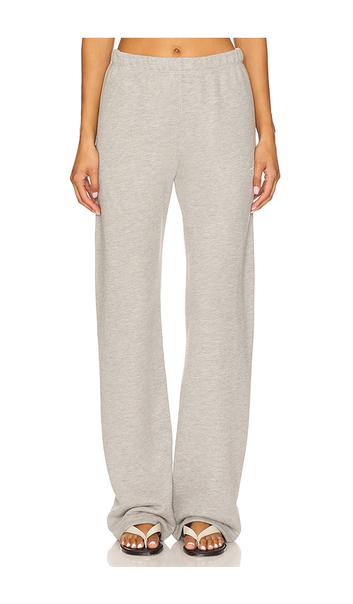 Eterne Straight Leg Sweatpant in Grey. - size XL (also in L, M, S, XS)