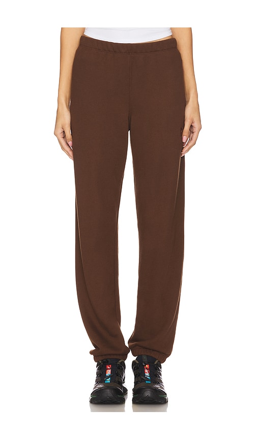 Eterne Classic Sweatpant in Chocolate. - size XS (also in L, XL)