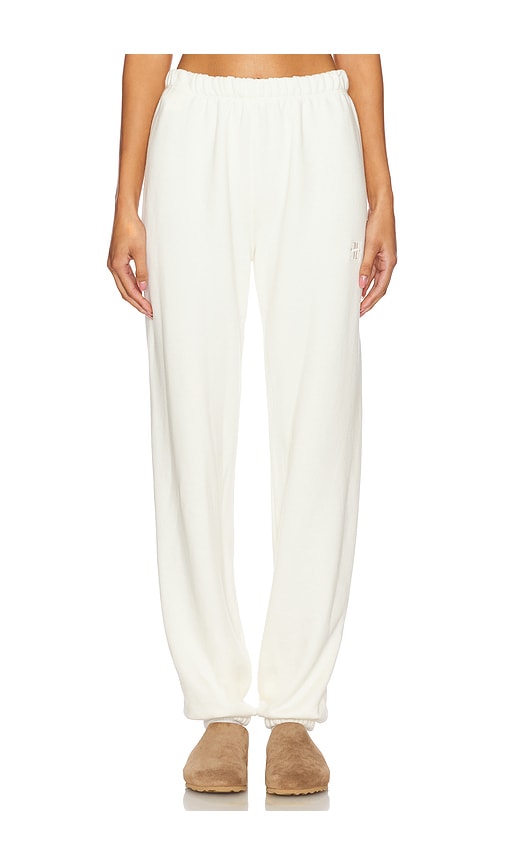 Eterne Classic Sweatpant in Cream. - size XL (also in L, M, S)