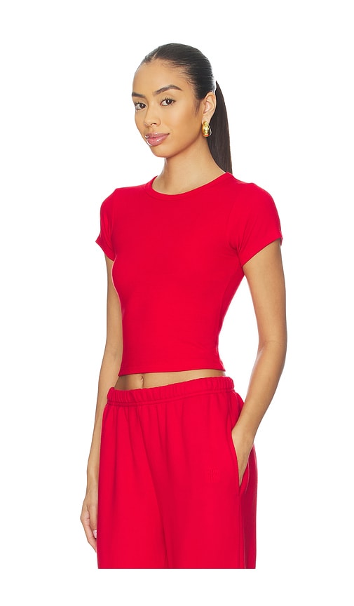 Éterne Short Sleeve Baby Tee In Red