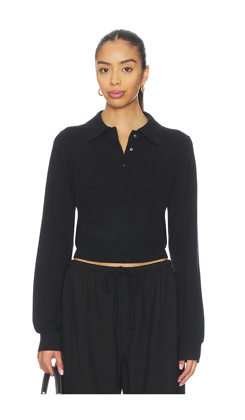 Éterne Long Sleeve Journey Top In Black