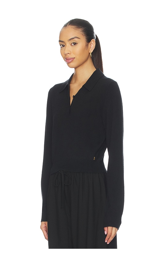 Éterne Long Sleeve Journey Top In Black