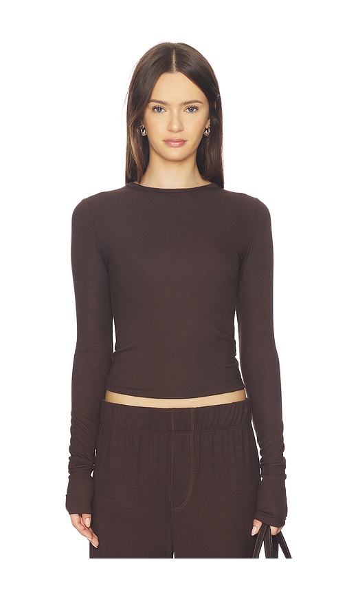 Eterne Long Sleeve Fitted Top