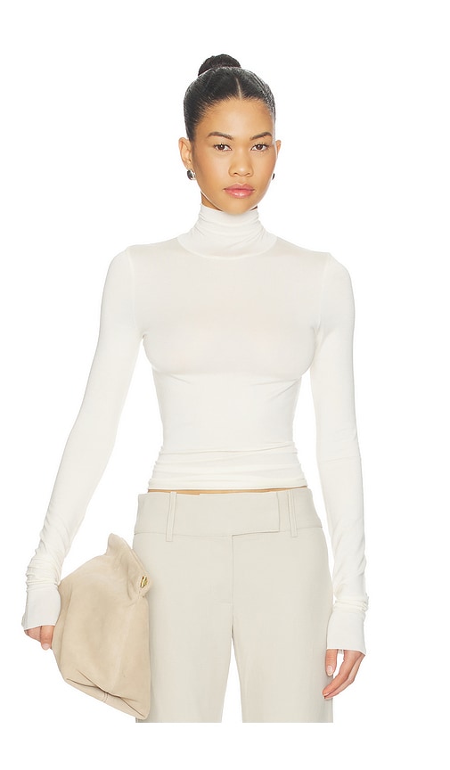 Eterne Fitted Turtleneck Top