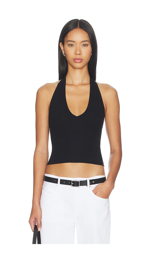 Eterne Cropped Halter Top