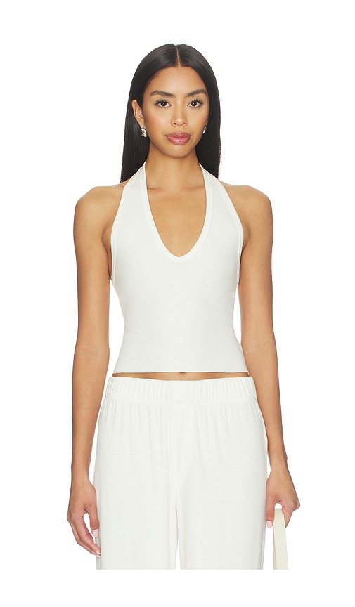 Eterne Cropped Halter Top
