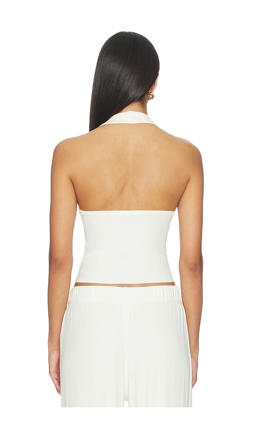 Eterne Cropped-top Mit Nackenträgern In Cream. Größe Xs. Also In S, M, L. 