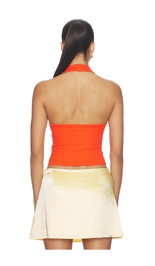 Eterne Cropped Halter Top | Thumbnail 3