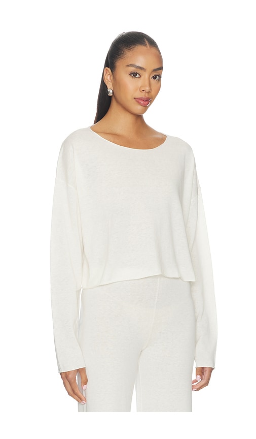 Eterne Cropped Boatneck Top | Thumbnail 2