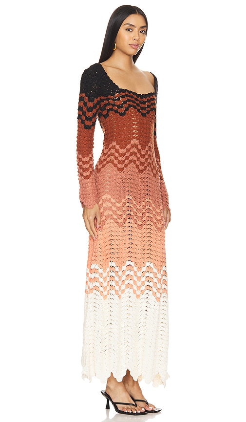 Shop Escvdo Sumac Maxi Dress In Mauve