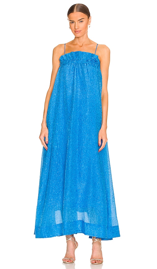 Essentiel Antwerp Bibi Maxi Dress in Blue Sapphire | REVOLVE