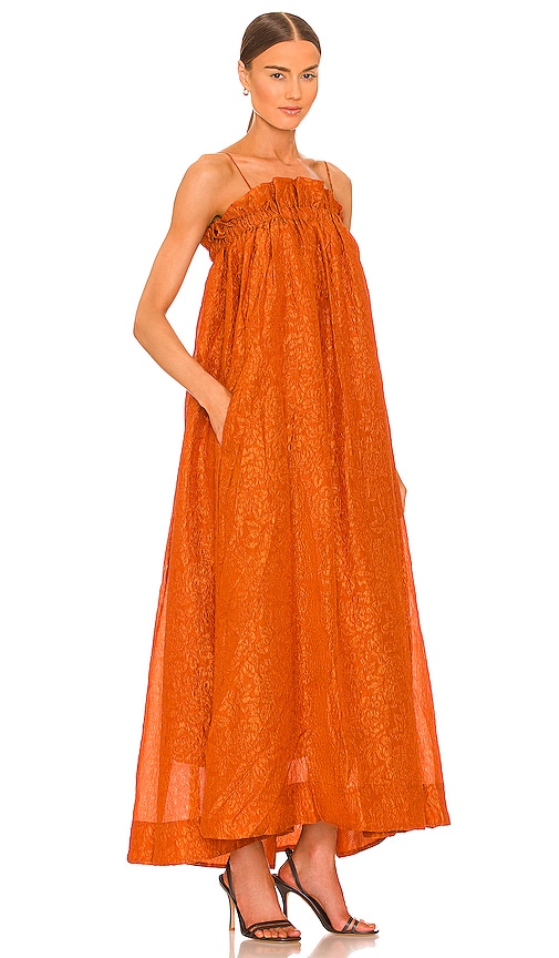 bibi maxi dress Essentiel Antwerp Bibi Maxi Dress in Blue Sapphire