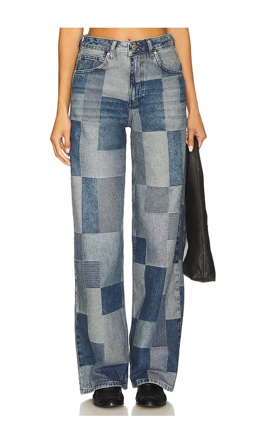 Ijeans Patchwork Jeans in Blue. - size 30 (also in 24, 25, 26, 27, 29)