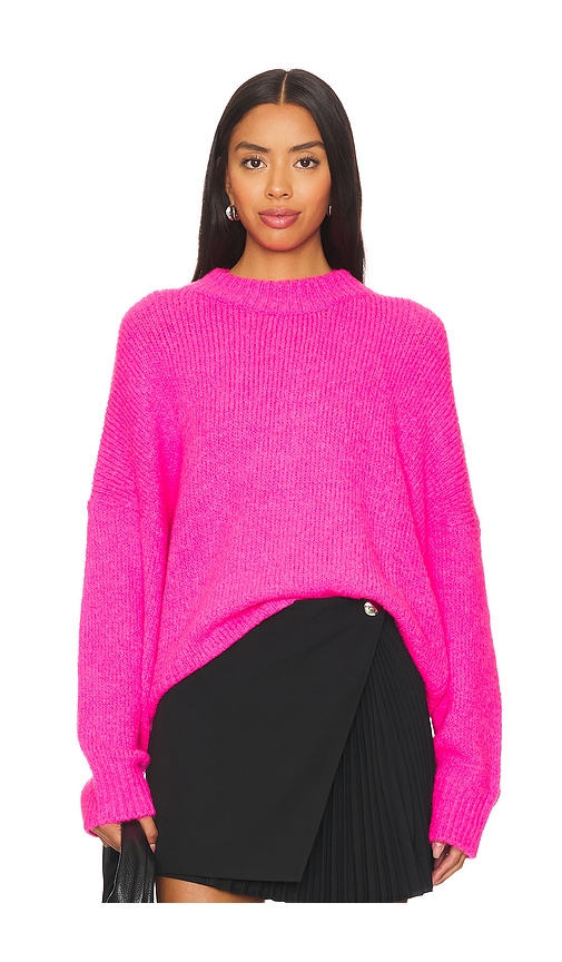 Shop Essentiel Antwerp Genlight Knitted Pullover In Pink