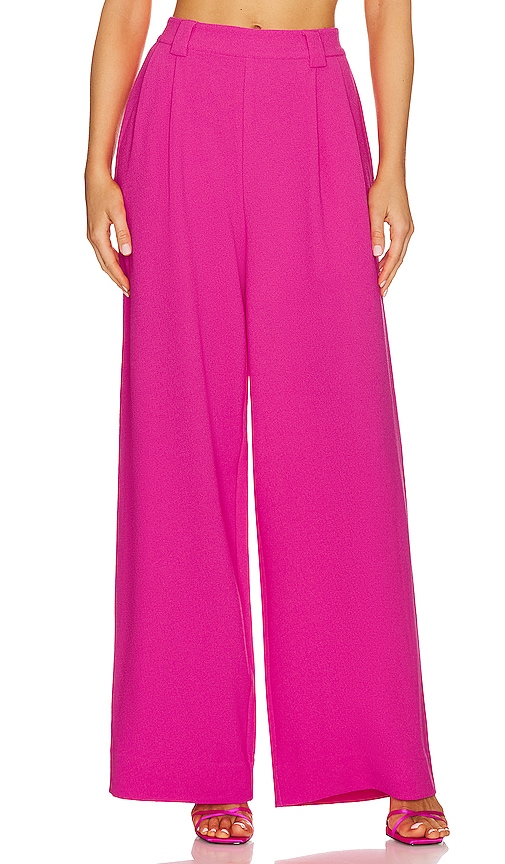 Shona Joy Irena High Waisted Tailored Pant in Lavender