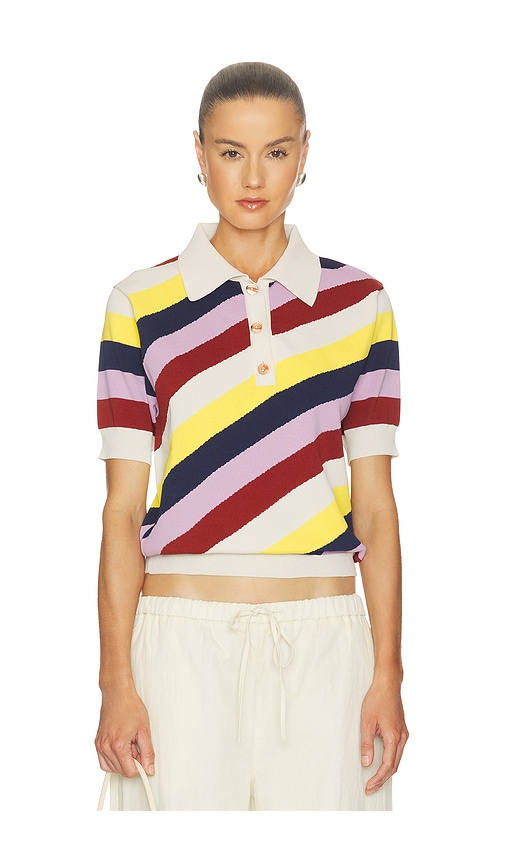 Essentiel Antwerp Jollow Jacquard Polo In White