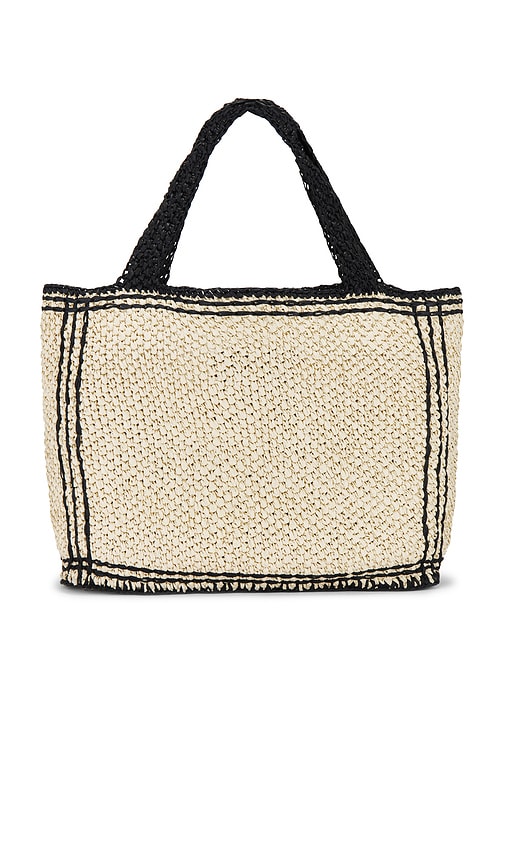 Shop Essentiel Antwerp Falarasa Crochet Shopper Bag In 米白