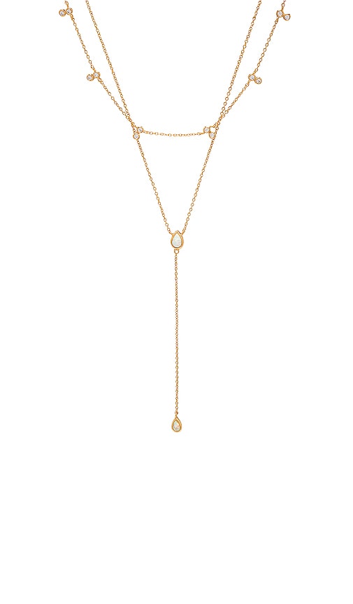 Double Teardrop Layered Necklace