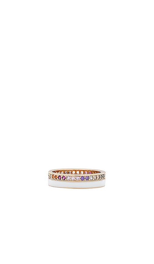 Enamel CZ Ring