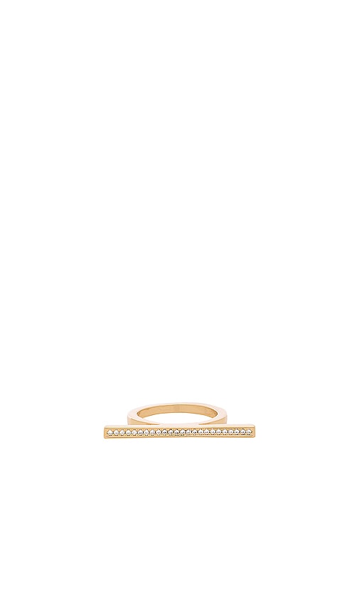 CZ Bar Ring