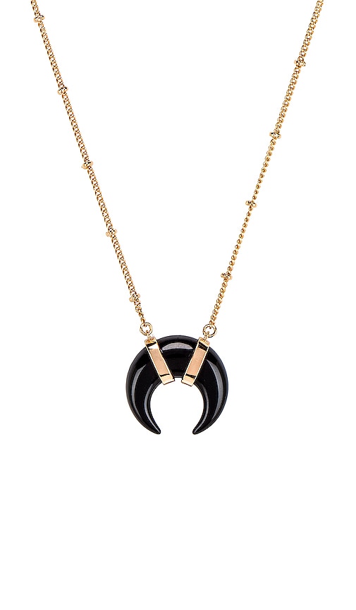Cat's Eye Crescent Necklace