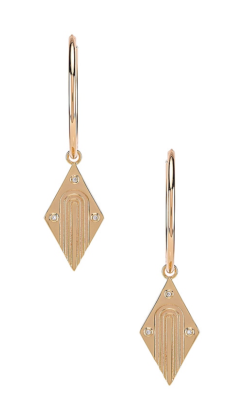 Diamond Dangle Earrings