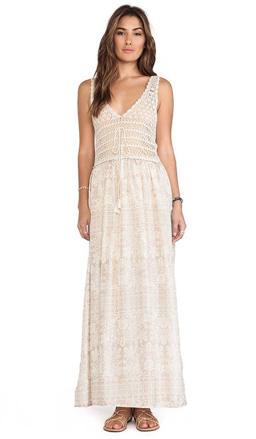 Eternal Sunshine Creations Paradise Maxi Dress in Sand | REVOLVE