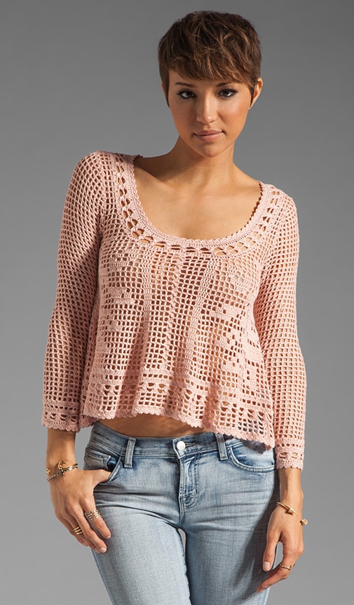 Rose Scarf Top