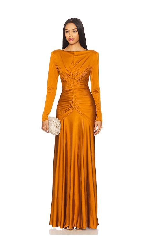 Thea Gown in Orange. - size 4 (also in 0, 2)