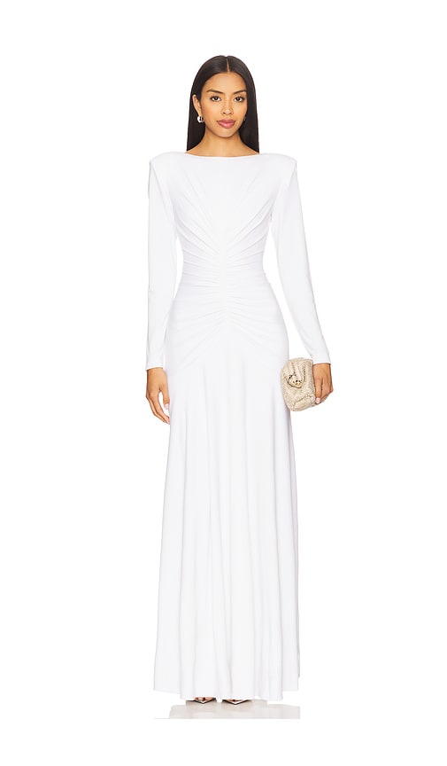 Thea Gown in White. - size 6 (also in 2, 4, 8)