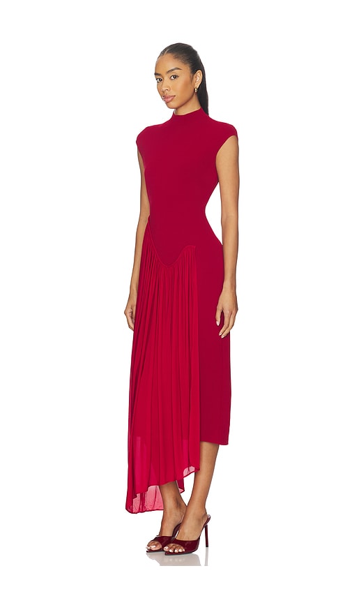  Et Ochs Midi-kleid Francis In Red. Größe S. Also In M, L. 