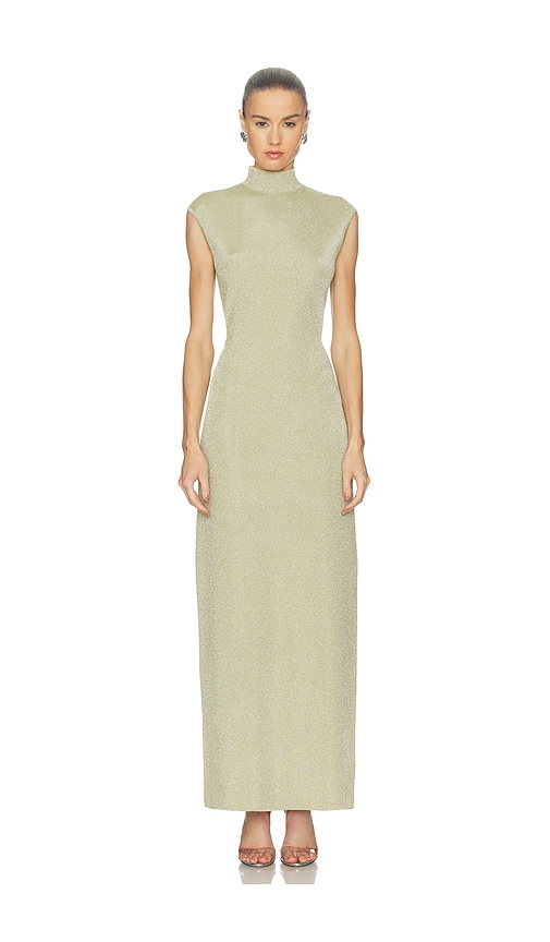 ET OCHS Clare Knit Dress in Green. - size L (also in M, S, XS)