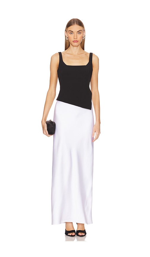 Shop Et Ochs Kamila Gown In Black & White