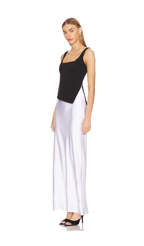 Shop Et Ochs Kamila Gown In Black & White