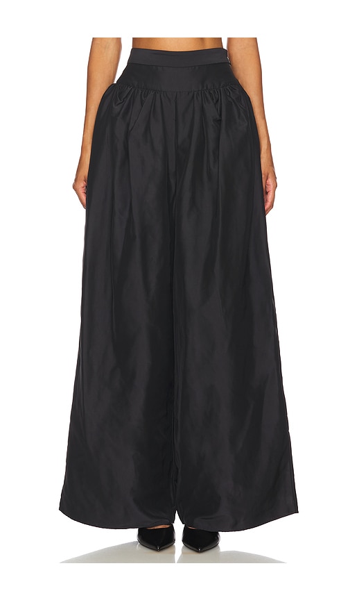 Shop Et Ochs Nyla Taffeta Pant In Black