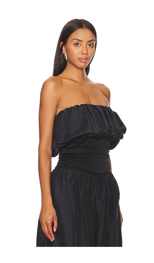 Shop Et Ochs Laila Combo Bustier Top In Black