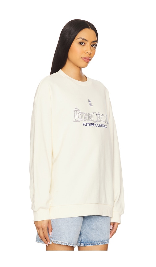 Shop Etre Cecile Future Classics Boyfriend Sweatshirt In Ecru