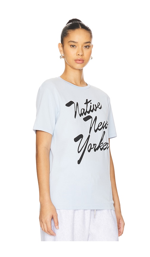 Shop Etre Cecile Native New Yorker Tshirt In Baby Blue