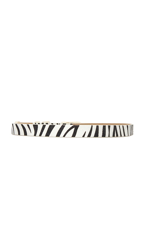 Ettika Molten Metal Belt In White