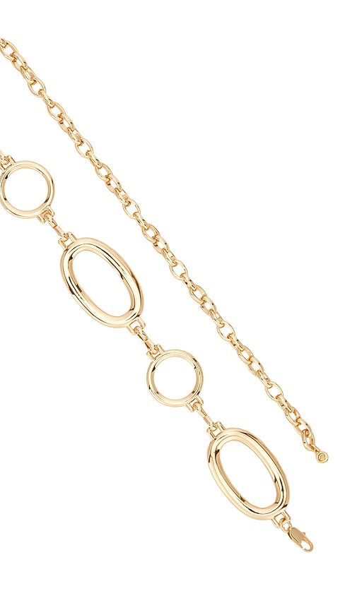  Ettika Kettengürtel Multi-ring Chain Belt In Metallic Gold. 