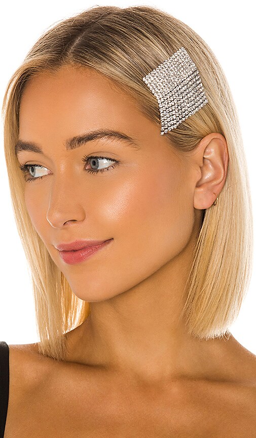 Fringe CZ Barrette