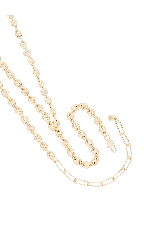 Ettika Kettengürtel In Metallic Gold. 