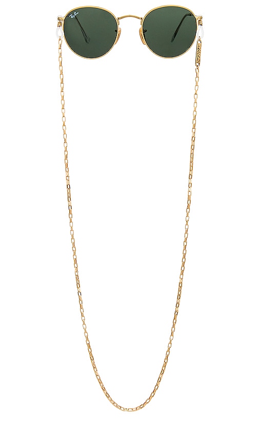 Ettika Golden Rays Glasses Chain in Gold REVOLVE