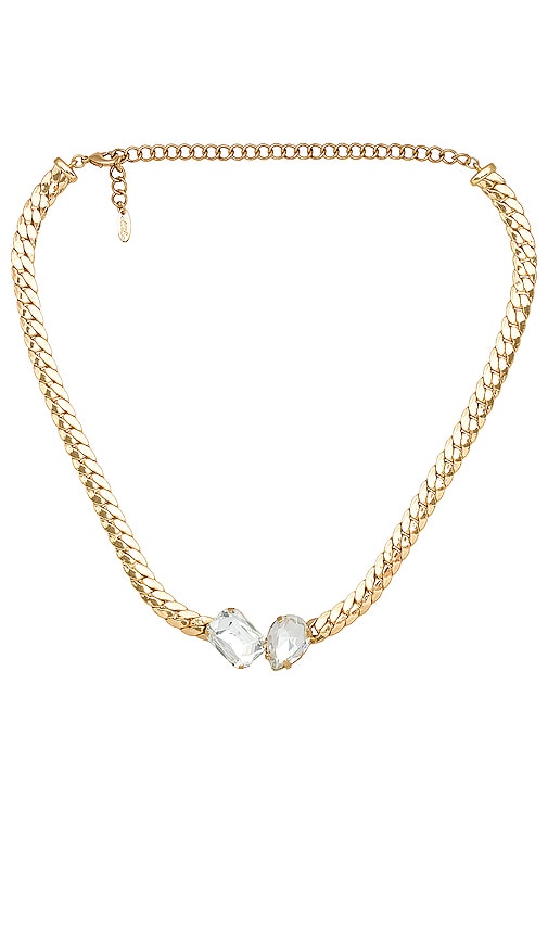 petit moments Carabiner Necklace in Gold