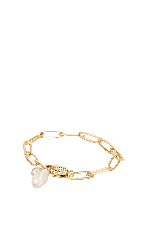 Ettika Pearl Bracelet In Gold