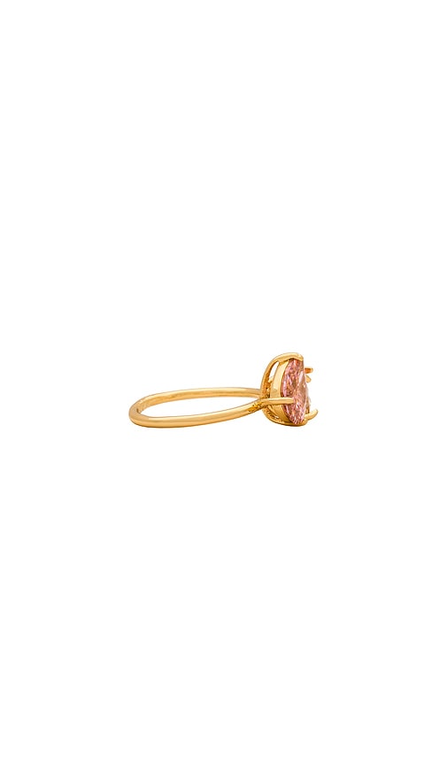 Shop Ettika Jewel Ring In Metallic Gold